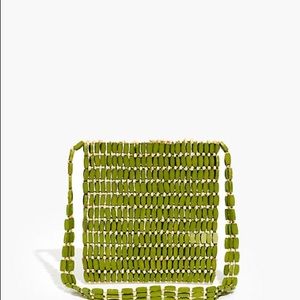 COPY - Paloma Wool Green Beaded Bag NWT